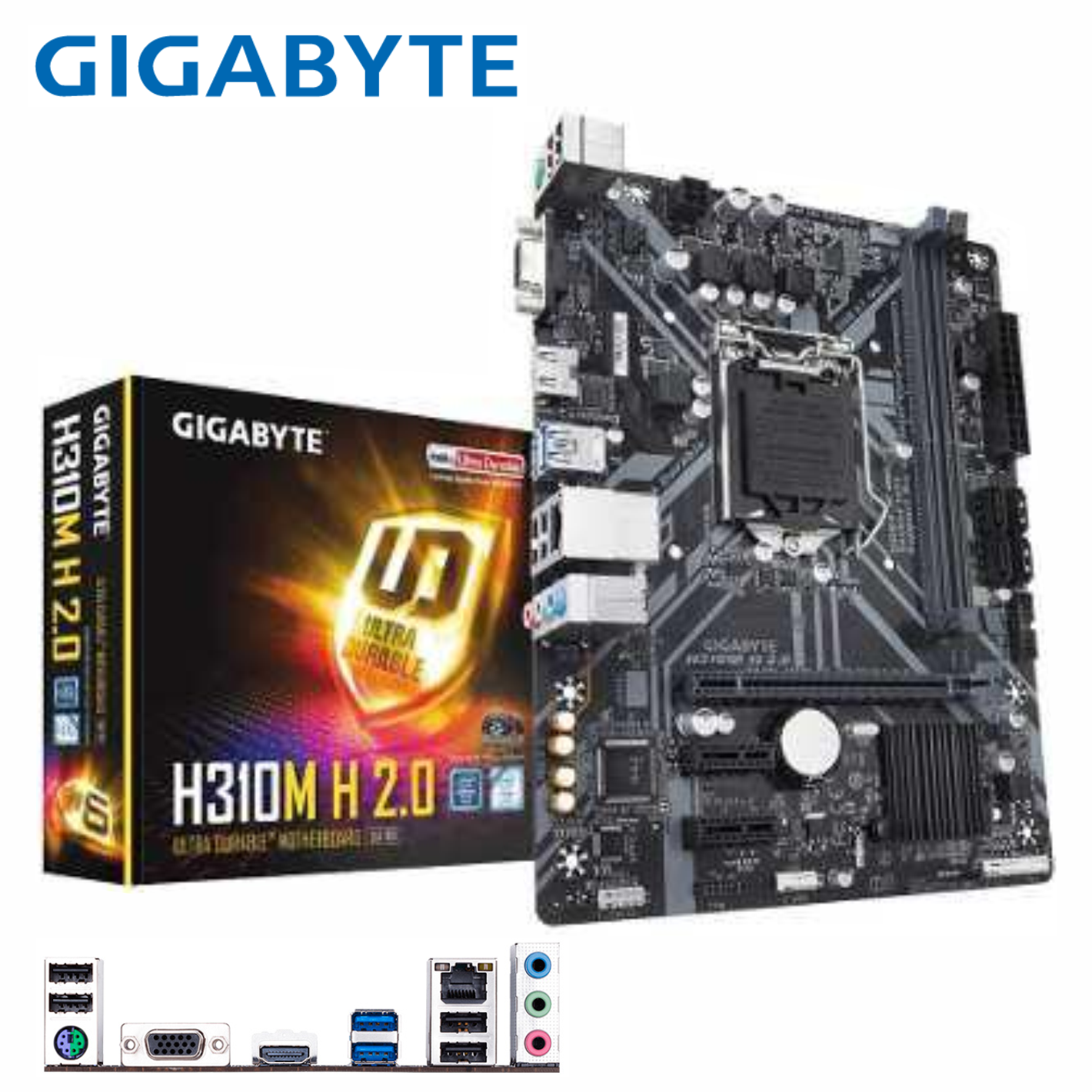 Mainboard Gigabyte H310M H 2.0, rev 1.0, LGA1151, H310, DDR4, SATA 6.0, USB 3.1